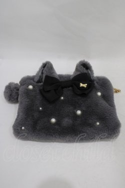 画像3: Angelic Pretty / Dream Catファーポーチ  グレー H-25-08-18-035-AP-BG-NS-ZH