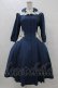 画像1: Innocent World / エレーヌローズワンピース M Dark Blue H-25-08-18-041-IW-OP-NS-ZH (1)
