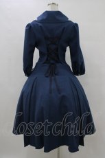 画像2: Innocent World / エレーヌローズワンピース M Dark Blue H-25-08-18-041-IW-OP-NS-ZH (2)