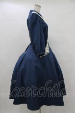画像3: Innocent World / エレーヌローズワンピース M Dark Blue H-25-08-18-041-IW-OP-NS-ZH (3)