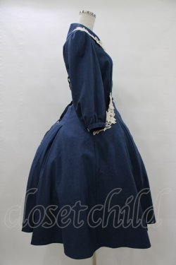 画像3: Innocent World / エレーヌローズワンピース M Dark Blue H-25-08-18-041-IW-OP-NS-ZH