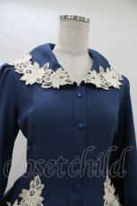 画像4: Innocent World / エレーヌローズワンピース M Dark Blue H-25-08-18-041-IW-OP-NS-ZH (4)