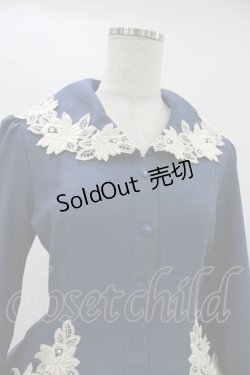 画像4: Innocent World / エレーヌローズワンピース M Dark Blue H-25-08-18-041-IW-OP-NS-ZH