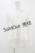 axes femme / レースフリルニットボレロ Free オフ H-25-08-18-057-AX-TO-NS-ZH