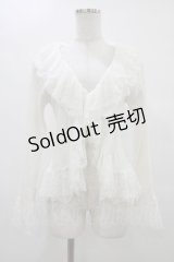 axes femme / レースフリルニットボレロ Free オフ H-25-08-18-057-AX-TO-NS-ZH