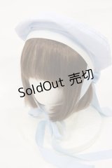 metamorphose / セーラーベレー帽(ワッペン付)  サックス H-25-08-18-1001-ME-AC-NS-ZH