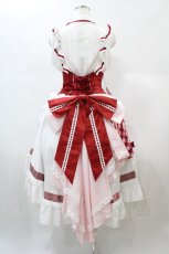 画像2: BABY,THE STARS SHINE BRIGHT / 初音ミクStrawberry Dress×BABY, THE STARS SHINE BRIGHTコラボレーションドレスセット Free オフ/レッド H-25-08-18-1029-BA-OP-NS-ZH (2)