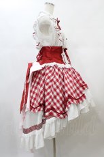 画像3: BABY,THE STARS SHINE BRIGHT / 初音ミクStrawberry Dress×BABY, THE STARS SHINE BRIGHTコラボレーションドレスセット Free オフ/レッド H-25-08-18-1029-BA-OP-NS-ZH (3)