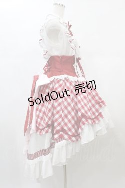 画像3: BABY,THE STARS SHINE BRIGHT / 初音ミクStrawberry Dress×BABY, THE STARS SHINE BRIGHTコラボレーションドレスセット Free オフ/レッド H-25-08-18-1029-BA-OP-NS-ZH