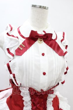 画像4: BABY,THE STARS SHINE BRIGHT / 初音ミクStrawberry Dress×BABY, THE STARS SHINE BRIGHTコラボレーションドレスセット Free オフ/レッド H-25-08-18-1029-BA-OP-NS-ZH