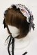 画像1: metamorphose / Wonder Card Alice あみあげヘッドドレス  サックス H-25-08-18-1005-ME-AC-NS-ZH (1)