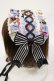 画像2: metamorphose / Wonder Card Alice あみあげヘッドドレス  サックス H-25-08-18-1005-ME-AC-NS-ZH (2)