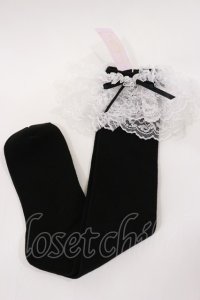 metamorphose / ラッセルレースハイソックス  ブラック H-25-08-18-1008-ME-ZA-NS-ZH