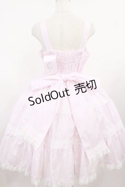 画像3: metamorphose / 【プラスサイズ】木漏れ日のトロイメライ ティアードジャンパースカート プラスサイズ ピンク H-25-08-18-1011-ME-OP-NS-ZH