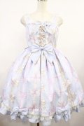 Angelic Pretty / Jewelry Ribbon Princessジャンパースカート Free サックス H-25-08-18-1014-AP-OP-NS-ZH