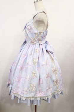 画像2: Angelic Pretty / Jewelry Ribbon Princessジャンパースカート Free サックス H-25-08-18-1014-AP-OP-NS-ZH