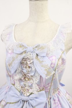 画像4: Angelic Pretty / Jewelry Ribbon Princessジャンパースカート Free サックス H-25-08-18-1014-AP-OP-NS-ZH