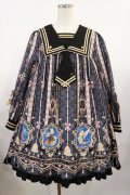 To Alice / 西洋学園セーラーワンピース+ベレー M ブラック H-25-08-18-1018-LO-OP-NS-ZH