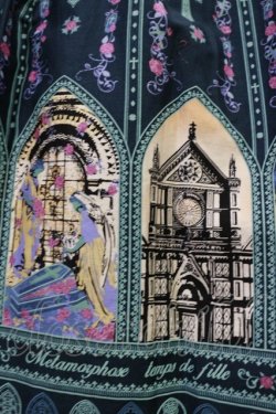 画像5: metamorphose / 【プラスサイズ】薔薇の聖堂 シスター風ミディアムジャンパースカート プラスサイズ ホーリーグリーン H-25-08-18-1020-ME-OP-NS-ZH