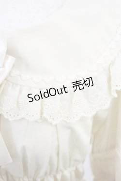 画像4: metamorphose / 【プラスサイズ】ハートレースシャーリング半袖ブラウス プラスサイズ 生成り H-25-08-18-1025-ME-BL-NS-ZH