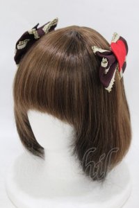 Angelic Pretty / Wonder Queenカードコーム  ボルドー H-25-08-18-009-AP-AC-NS-ZH