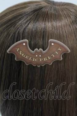 画像2: Angelic Pretty / Angelic Batヘアピン  ブラウン H-25-08-18-010-AP-AC-NS-ZH