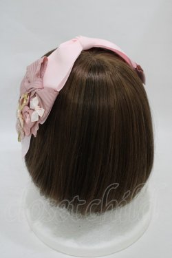 画像2: LOTUS ribbon / グログランリボンクリップ  ピンク H-25-08-18-015-EL-AC-NS-ZH