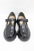Fi.n.t / Tストラップシューズ M(23.5-24.0cm） BLACK H-25-08-18-002-CA-SH-NS-ZH