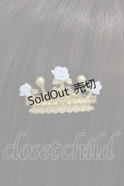 画像2: BABY,THE STARS SHINE BRIGHT / ローズプリンセス ヘアピン  ゴールド H-25-08-18-018-BA-AC-NS-ZH