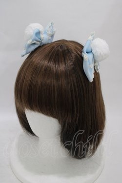 画像1: Angelic Pretty / うさぎのしっぽコーム  サックス H-25-08-18-020-AP-AC-NS-ZH