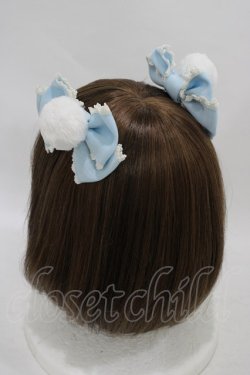 画像2: Angelic Pretty / うさぎのしっぽコーム  サックス H-25-08-18-020-AP-AC-NS-ZH