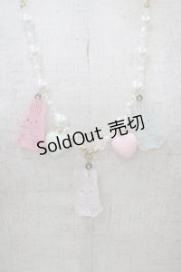 Angelic Pretty / Gummy Bunnyネックレス  ホワイト H-25-08-18-030-AP-AC-NS-ZH