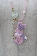 Angelic Pretty / Happyリリカルバニーネックレス  ピンク H-25-08-18-031-AP-AC-NS-ZH