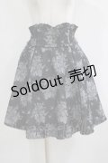 axes femme / 燕×薔薇柄デニムスカート M ブラック H-25-08-19-035-AX-SK-NS-ZH