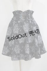 axes femme / 燕×薔薇柄デニムスカート M ブラック H-25-08-19-035-AX-SK-NS-ZH