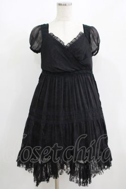 画像1: axes femme / イレヘムレースワンピース M ブラック H-25-08-19-037-AX-OP-NS-ZH