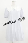 Ank Rouge / はしごレースリボンカットワンピース M サックス H-25-08-19-039-CA-OP-NS-ZH