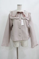m petit by misako / AM*セーラーショートコート LL ピンク H-25-08-19-041-LO-CO-NS-ZH