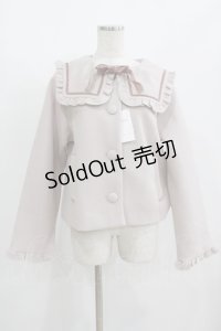 m petit by misako / AM*セーラーショートコート LL ピンク H-25-08-19-041-LO-CO-NS-ZT-C050