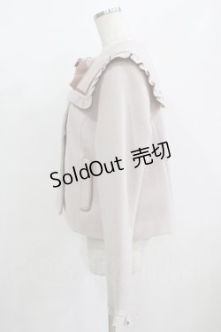 画像2: m petit by misako / AM*セーラーショートコート LL ピンク H-25-08-19-041-LO-CO-NS-ZT-C050