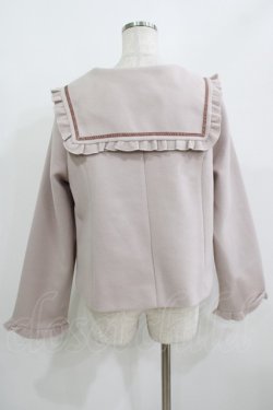 画像3: m petit by misako / AM*セーラーショートコート LL ピンク H-25-08-19-041-LO-CO-NS-ZH