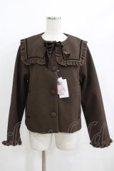 m petit by misako / AM*セーラーショートコート LL ブラウン H-25-08-19-043-LO-CO-NS-ZH