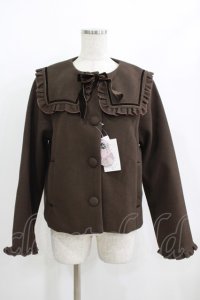 m petit by misako / AM*セーラーショートコート LL ブラウン H-25-08-19-043-LO-CO-NS-ZT0823H