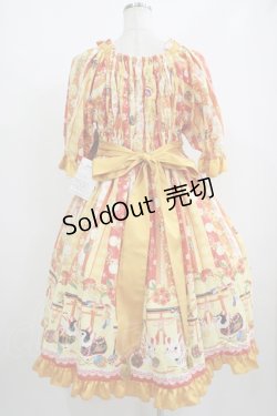 画像3: metamorphose / 【プラスサイズ】いろどり花てまり フリルワンピース プラスサイズ たんぽぽ H-25-08-19-004-ME-OP-NS-ZH