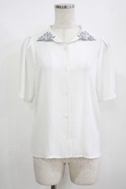 画像1: an another angelus / カンパニュラ刺繍衿ブラウス Free OFF WHITE H-25-08-19-049-CA-BL-NS-ZH