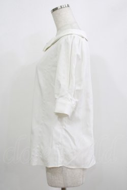 画像2: F&A / 衿付きオフショルシャツ Free OFF WHITE H-25-08-19-050-LO-BL-NS-ZH