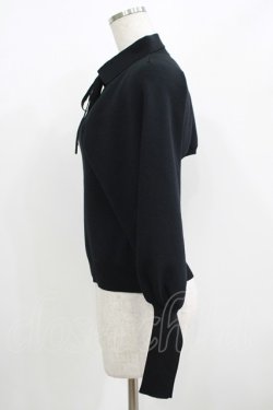 画像2: an another angelus / ボレロアンサンブルニット Free BLACK H-25-08-19-052-CA-TO-NS-ZH