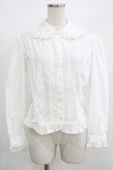 metamorphose / はしごレースブラウス Free オフ H-25-08-19-057-ME-BL-NS-ZH