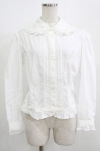 metamorphose / はしごレースブラウス Free オフ H-25-08-19-057-ME-BL-NS-ZH