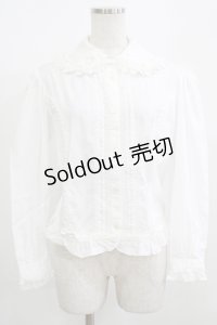metamorphose / はしごレースブラウス Free オフ H-25-08-19-057-ME-BL-NS-ZH